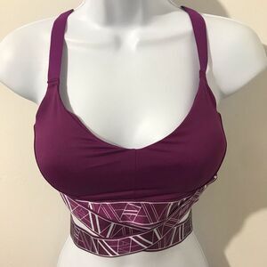 Adore me purple sports bra size S.    A383